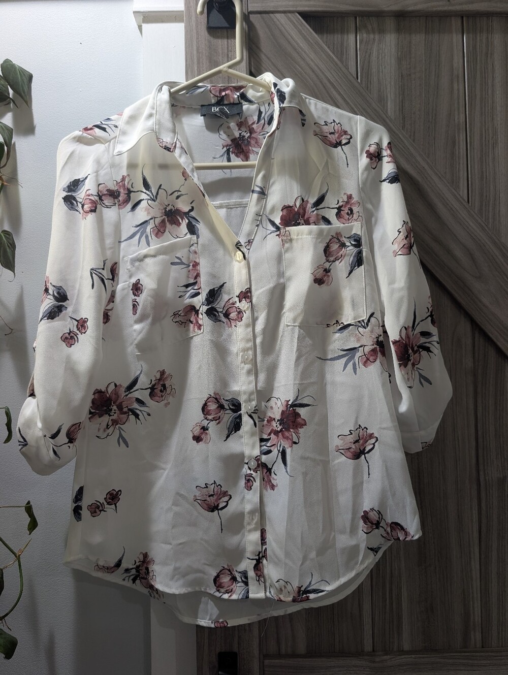 BCX button down blouse